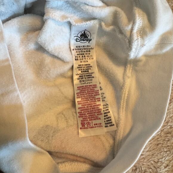 Walt Disney World Parks SPIRIT Jersey Sweatshirt Minnie Mouse Girls sz 4T white - Picture 8 of 9